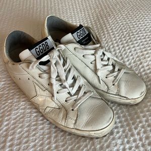 Golden Goose all white size 37 GGDB Superstar